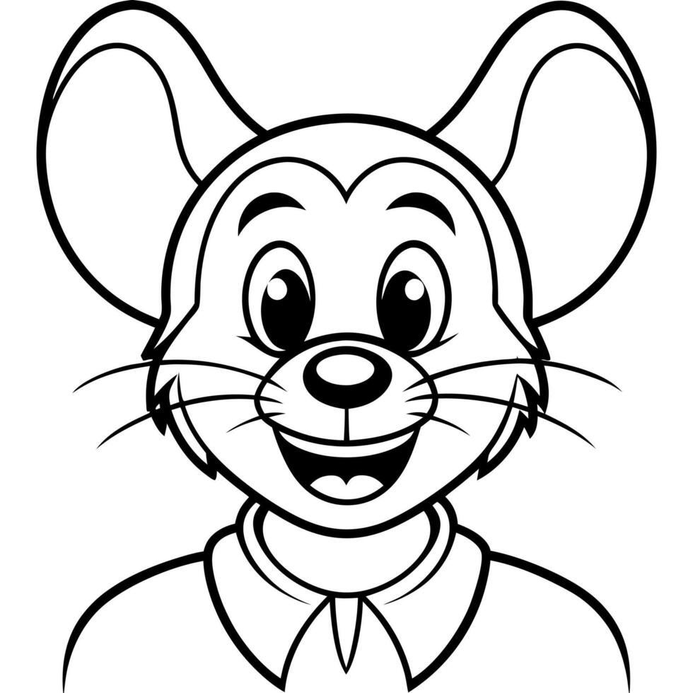Florida Mouse speaks icon vector