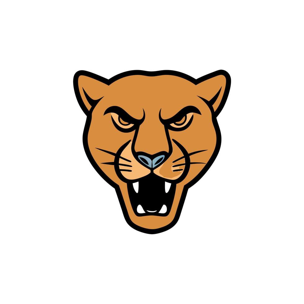 Florida Panther knocks icon vector