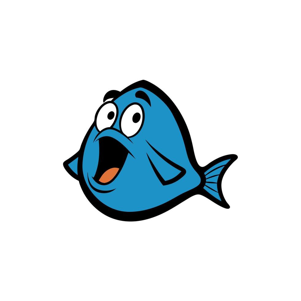 Flounder Fish screams icon vector