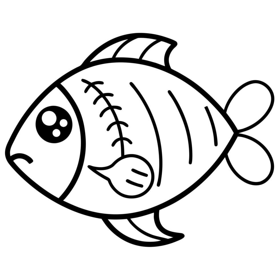 Football Fish cries icon vector