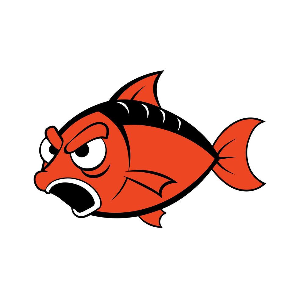 Frilled Shark fish walks icon vector