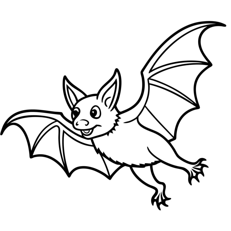 Fruit Bat laughs icon vector