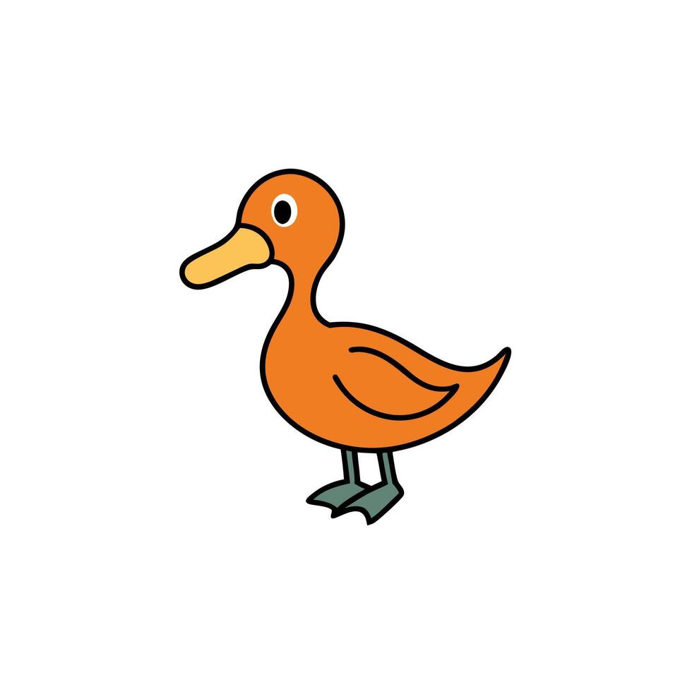 Fulvous Whistling Duck play icon vector