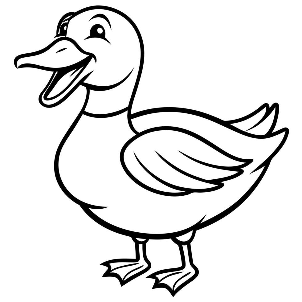 Gadwall bird laughs icon vector