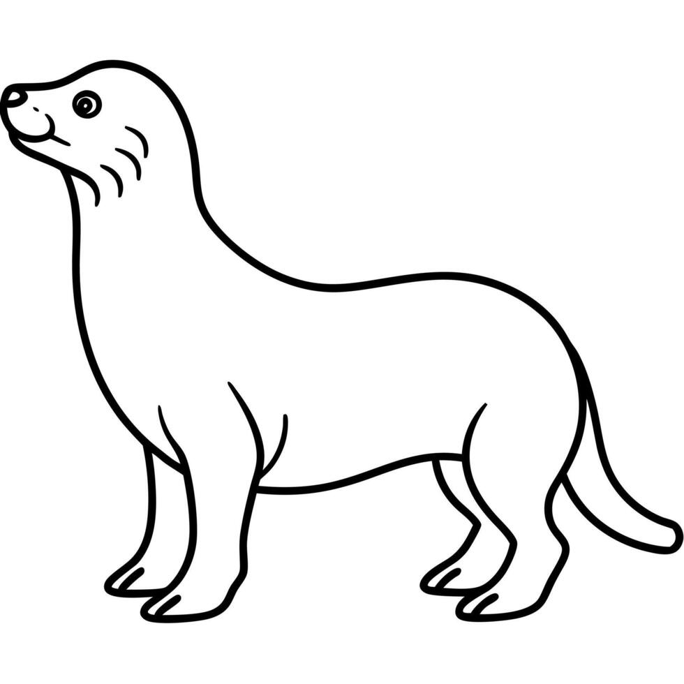 Galapagos Fur Seal flies icon vector