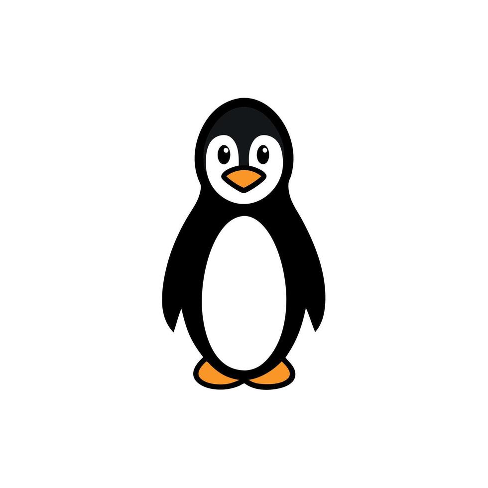 Galapagos Penguin goes icon vector