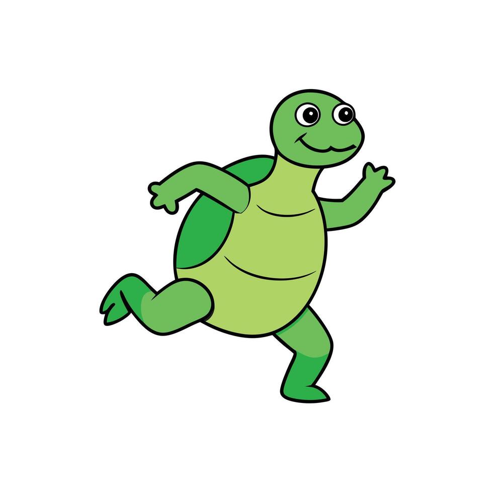 Galapagos Tortoise turtle dancing icon vector