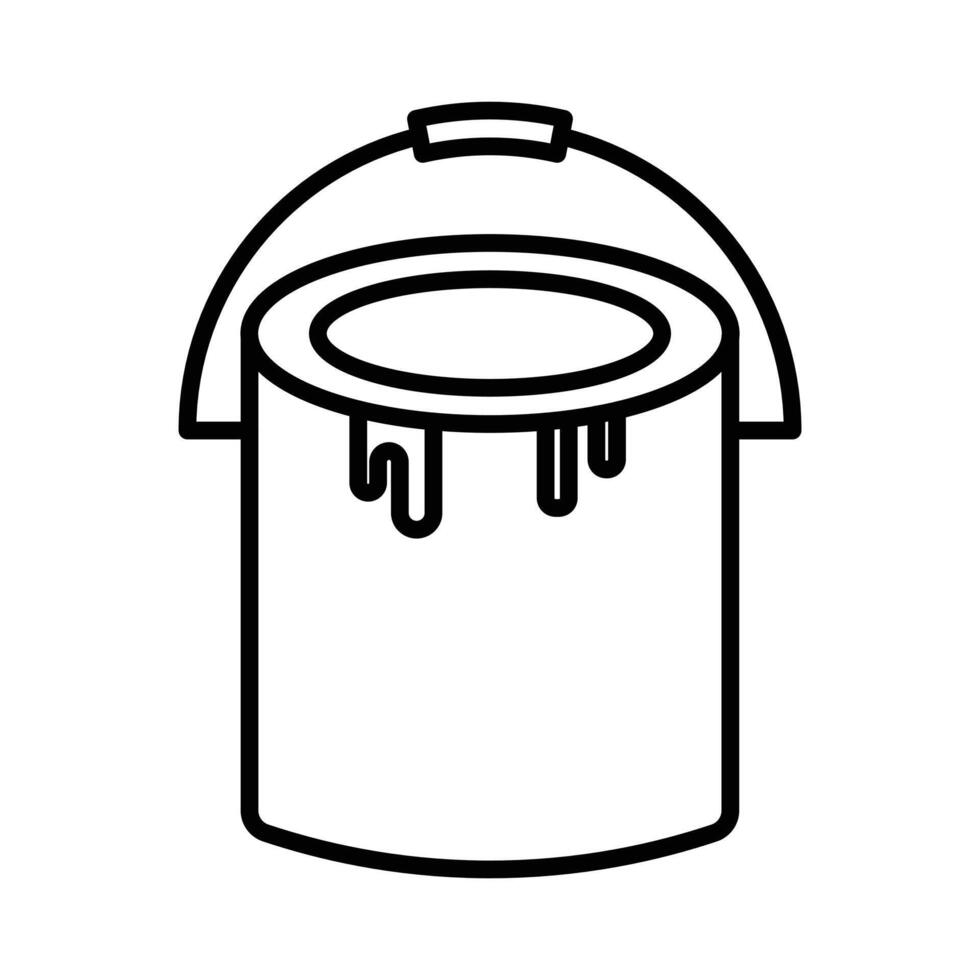 paint bucket icon vector