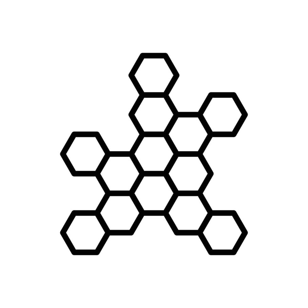 propolis icon linear logo mark in black and white vector