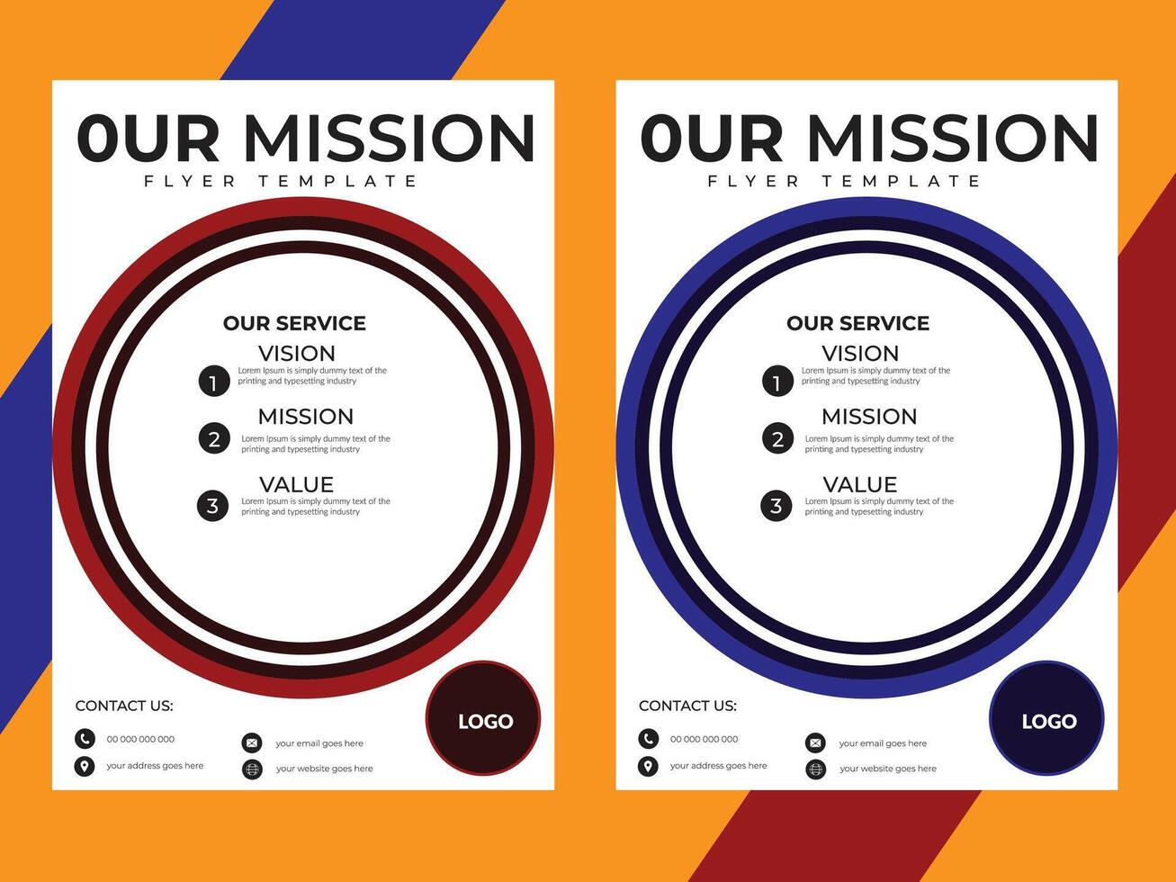 Corporate Business Flyer Design vector