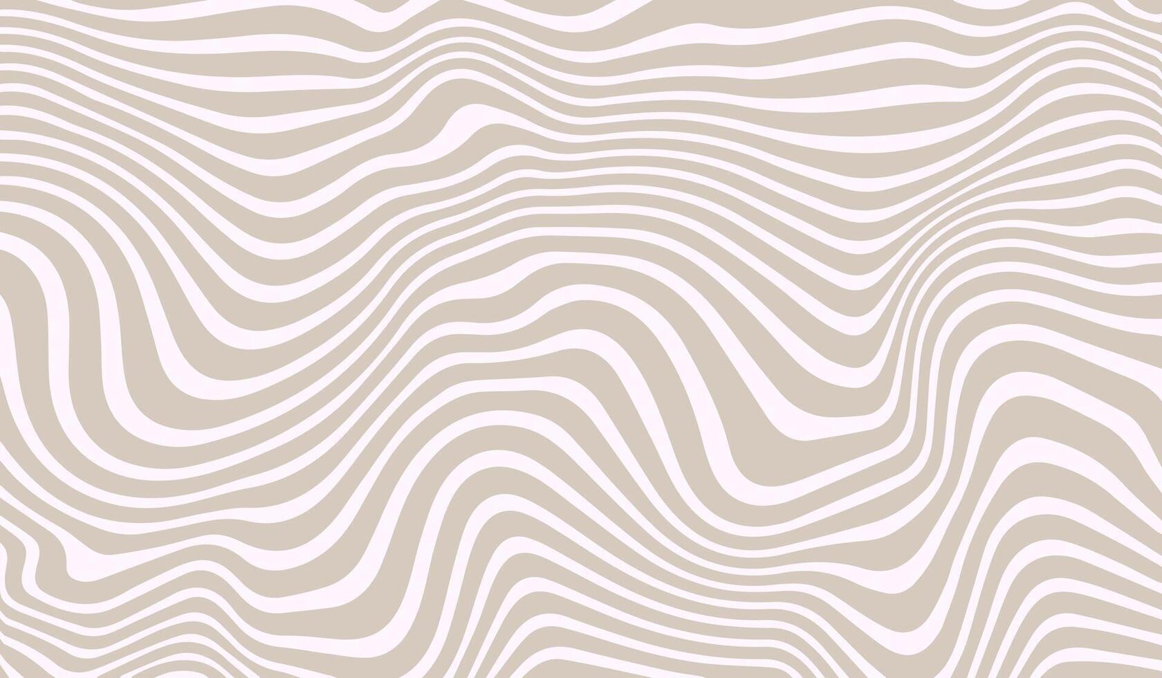 Abstract horizontal background with waves lines. pattern liquify background in style retro 60s, 70s vector