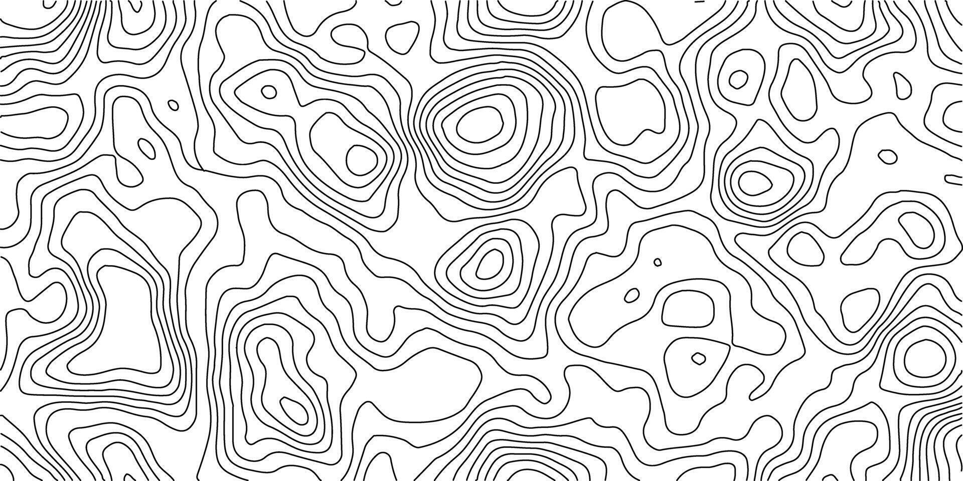 Abstract topography pattern lines background. pencil hand-drawn contour doodle scribble curve lines. geographic abstract grid. futuristic wireframe landscape background vector