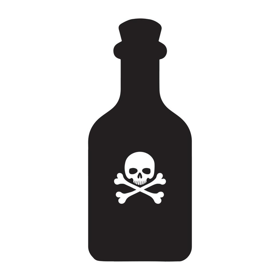 pirata clipart, bebida botella logo, bebida botella silueta diseño, bebida botella ilustración vector