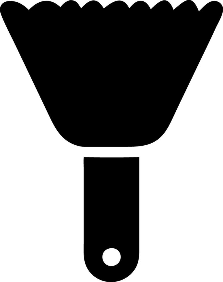 brush black fill icon vector