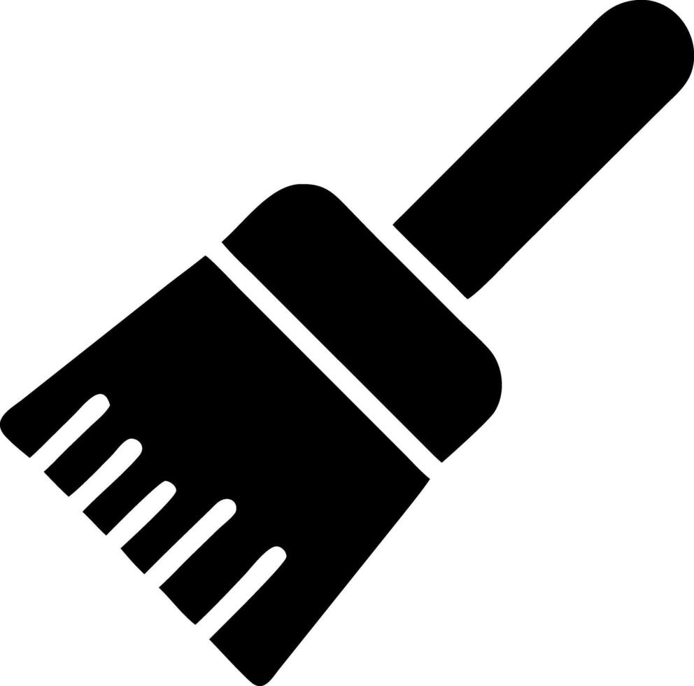 brush black fill icon vector