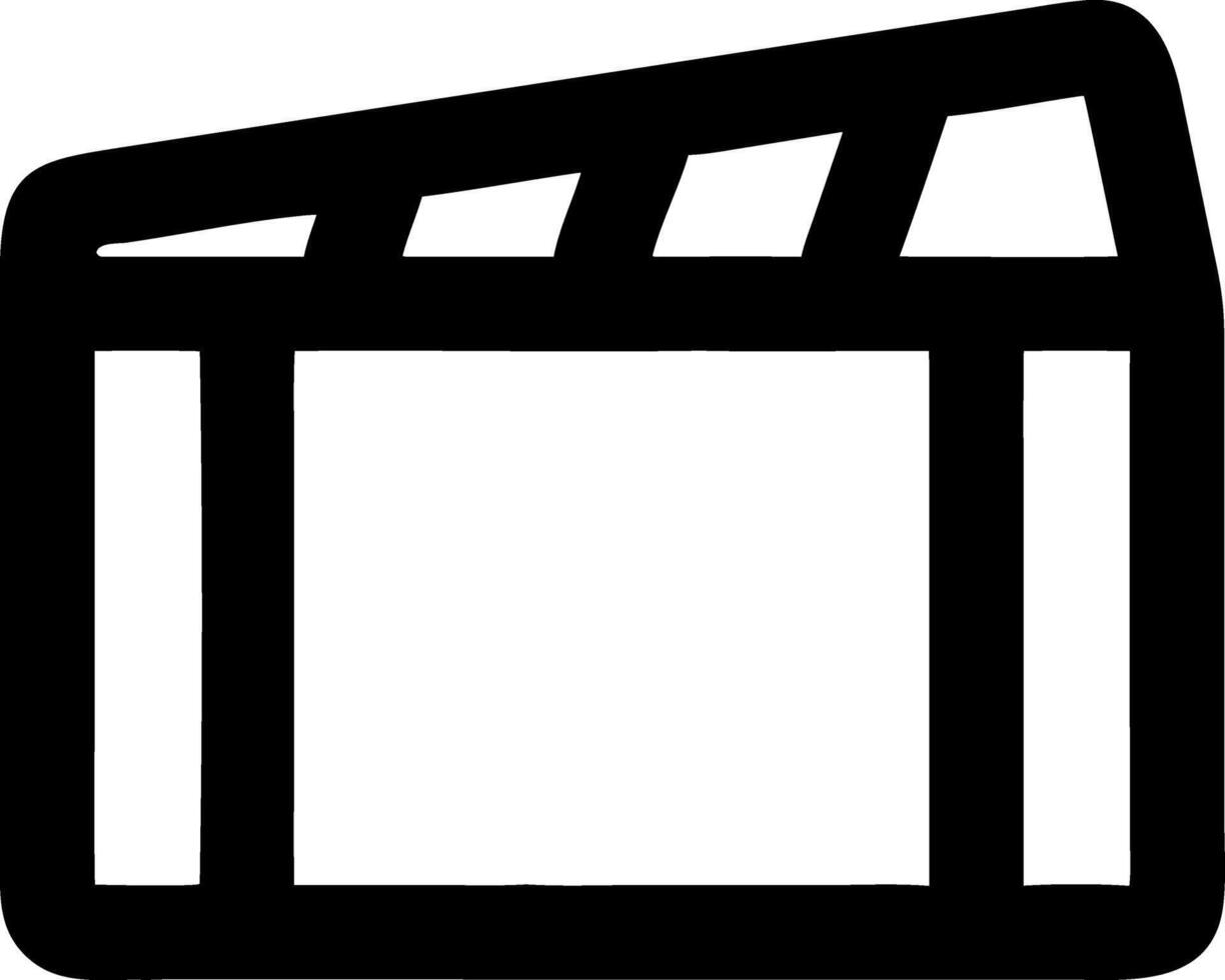 camera movie black fill icon vector