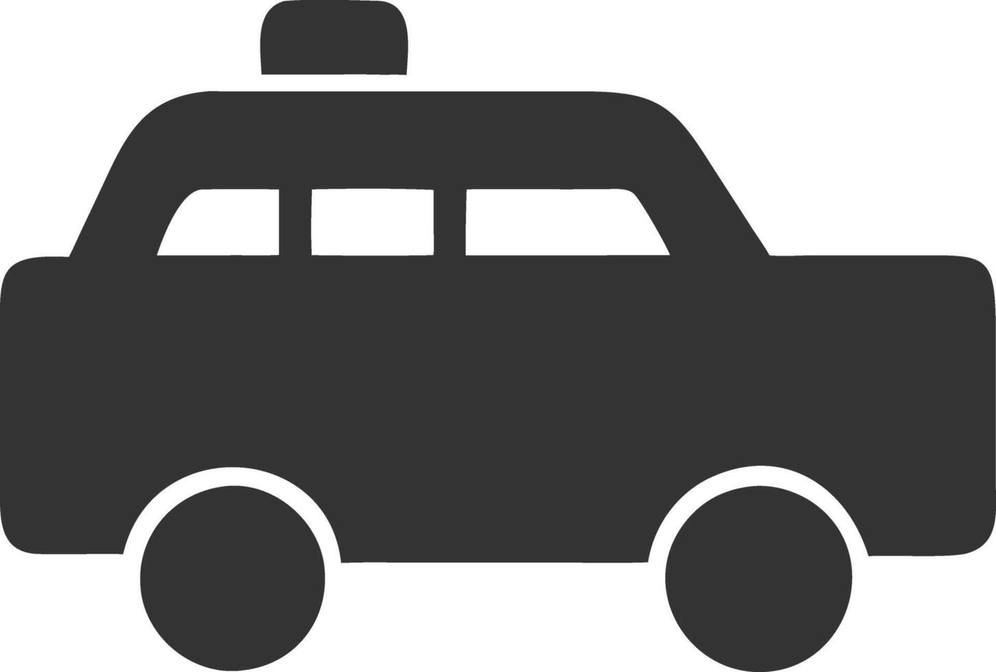 car side black fill icon vector