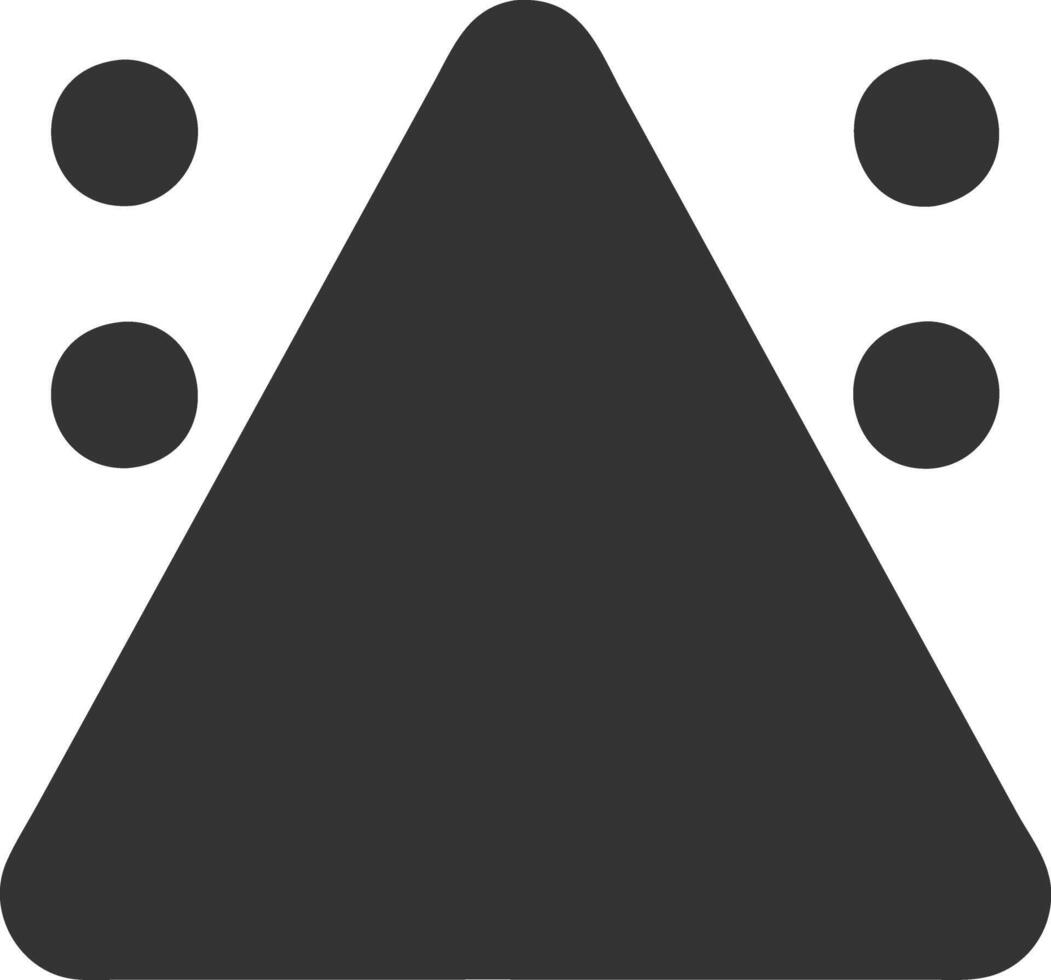 chevron up black fill icon vector
