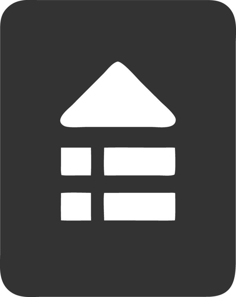 chevron up black fill icon vector
