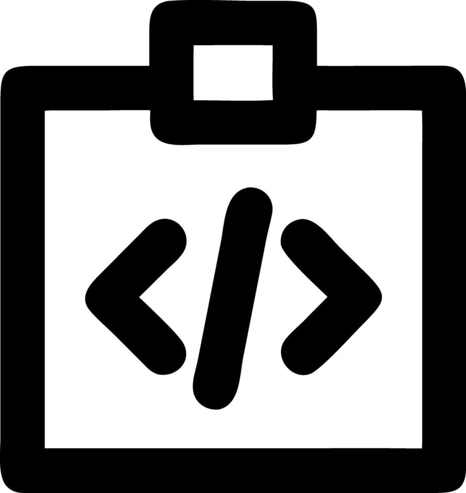 code black fill icon vector