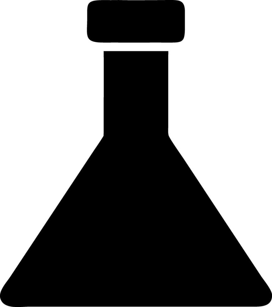flask black fill icon vector