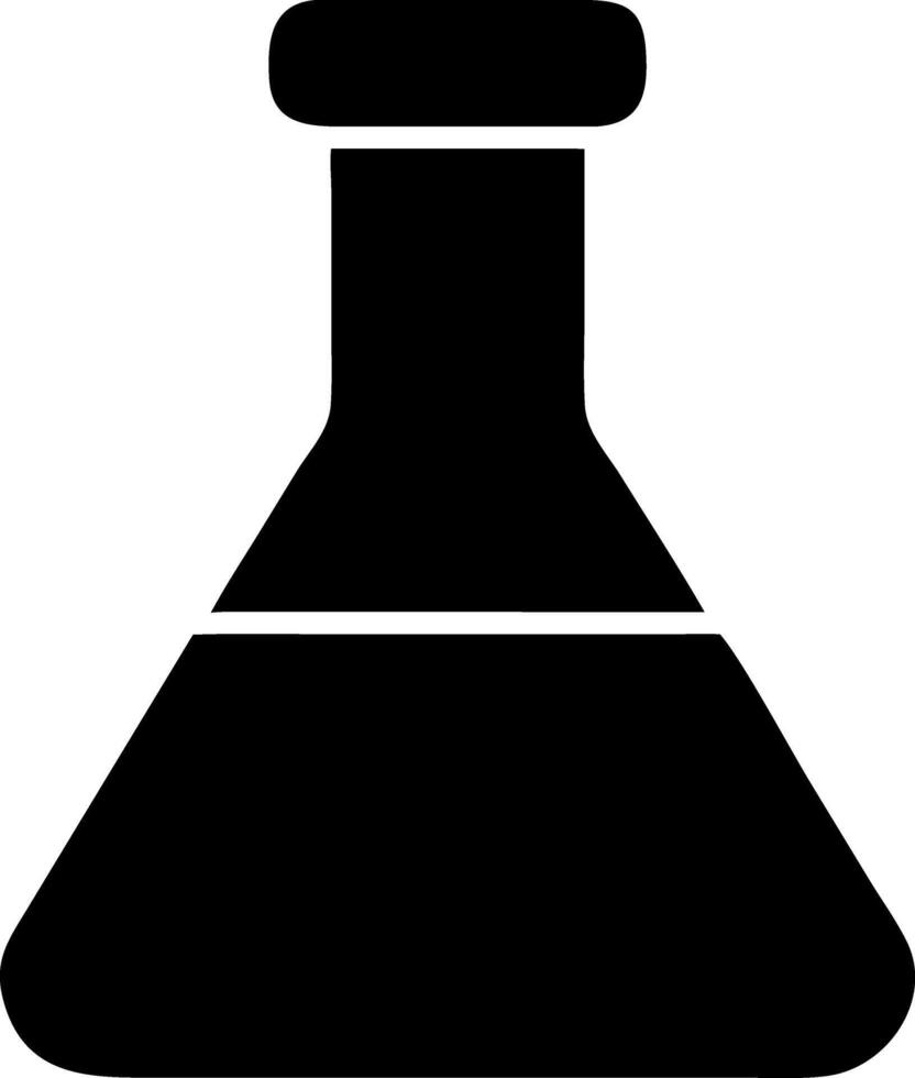 flask black fill icon vector