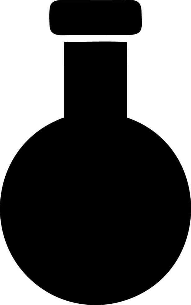 flask black fill icon vector