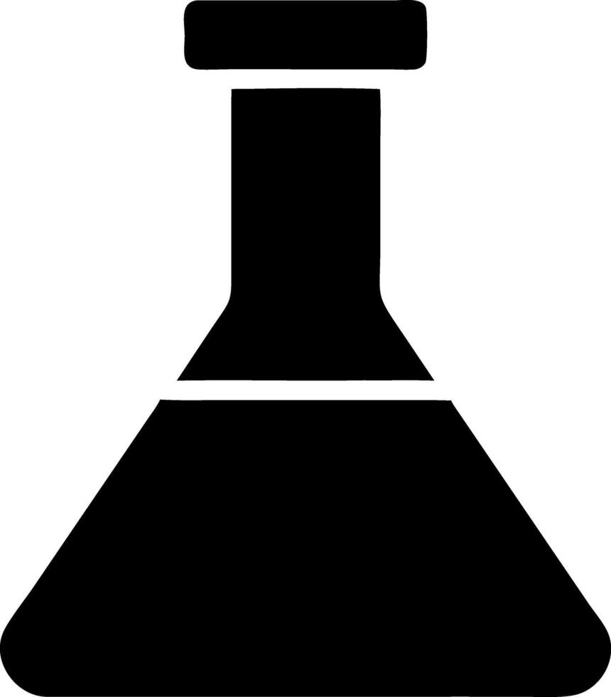 flask black fill icon vector
