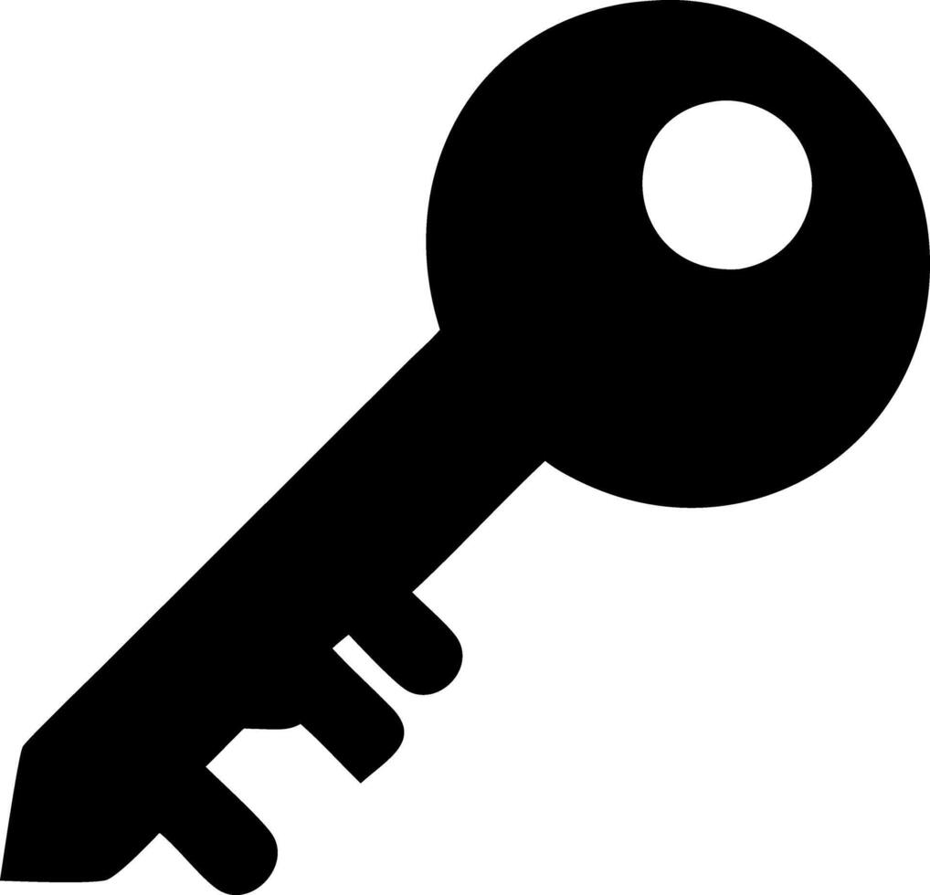 key black fill icon vector