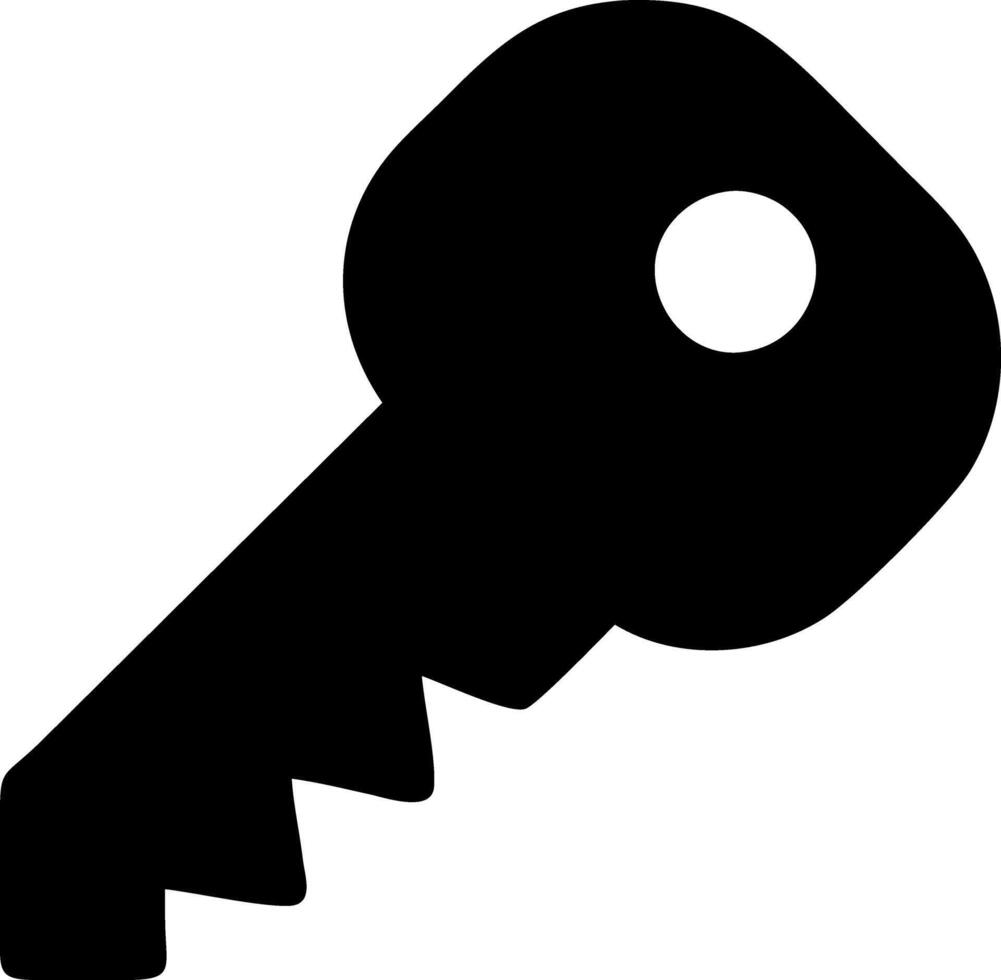 key black fill icon vector