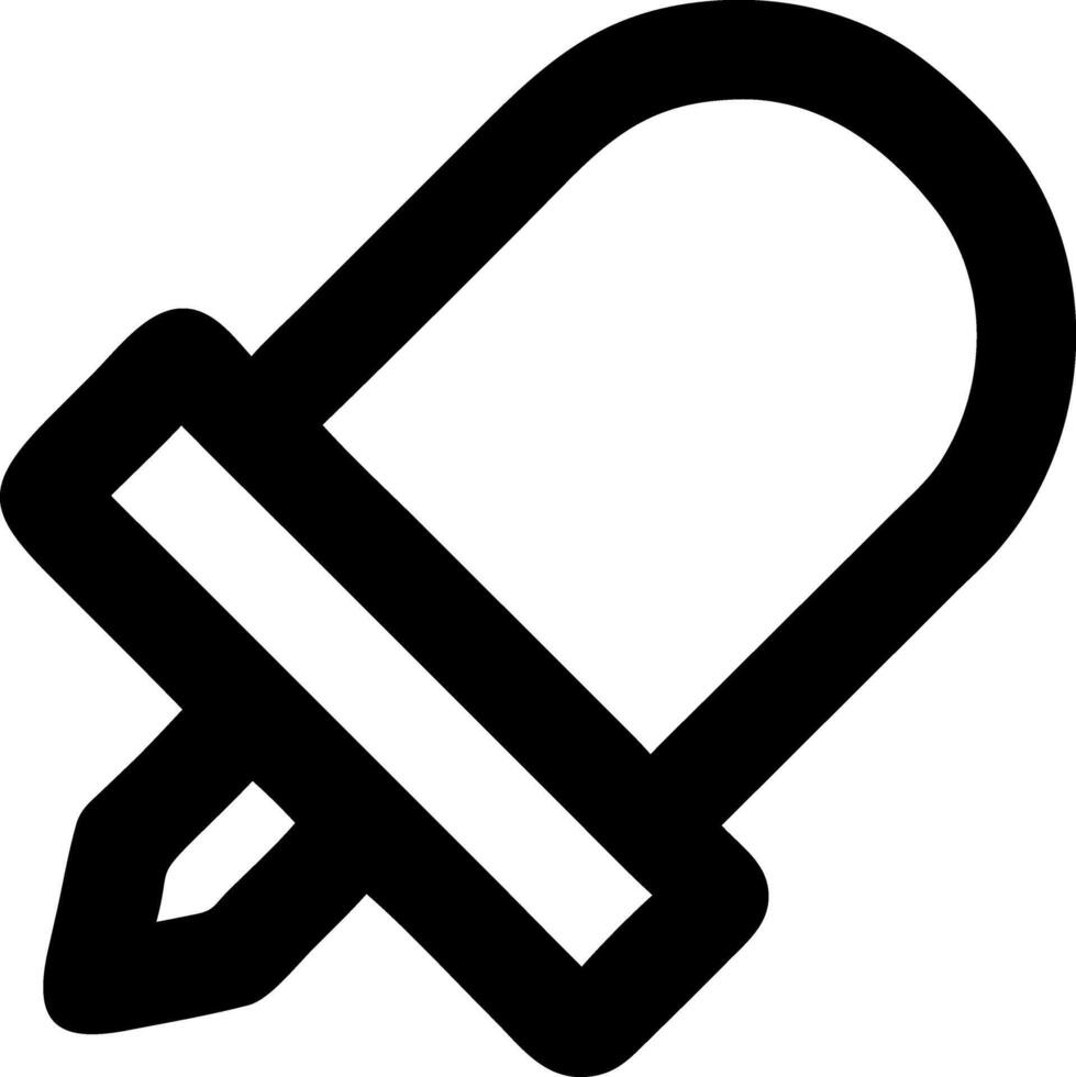 thumbtack black fill icon vector