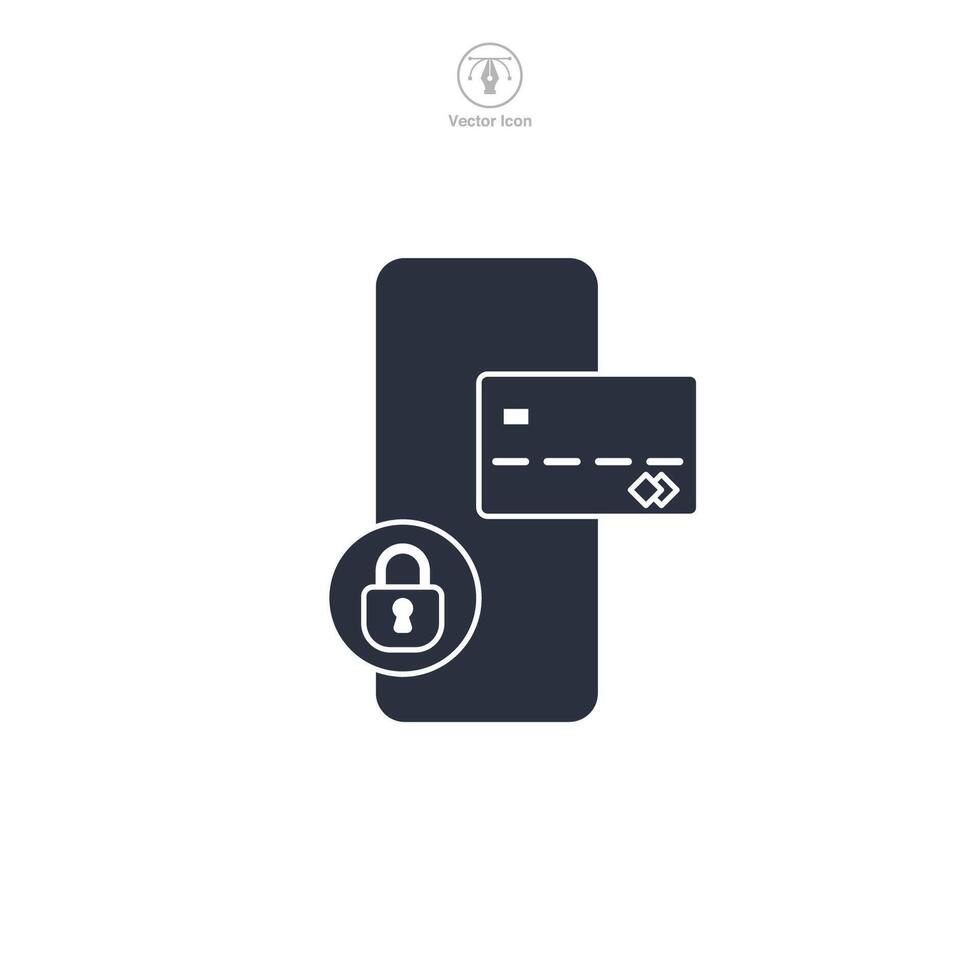 Online Banking Icon symbol illustration isolated on white background vector