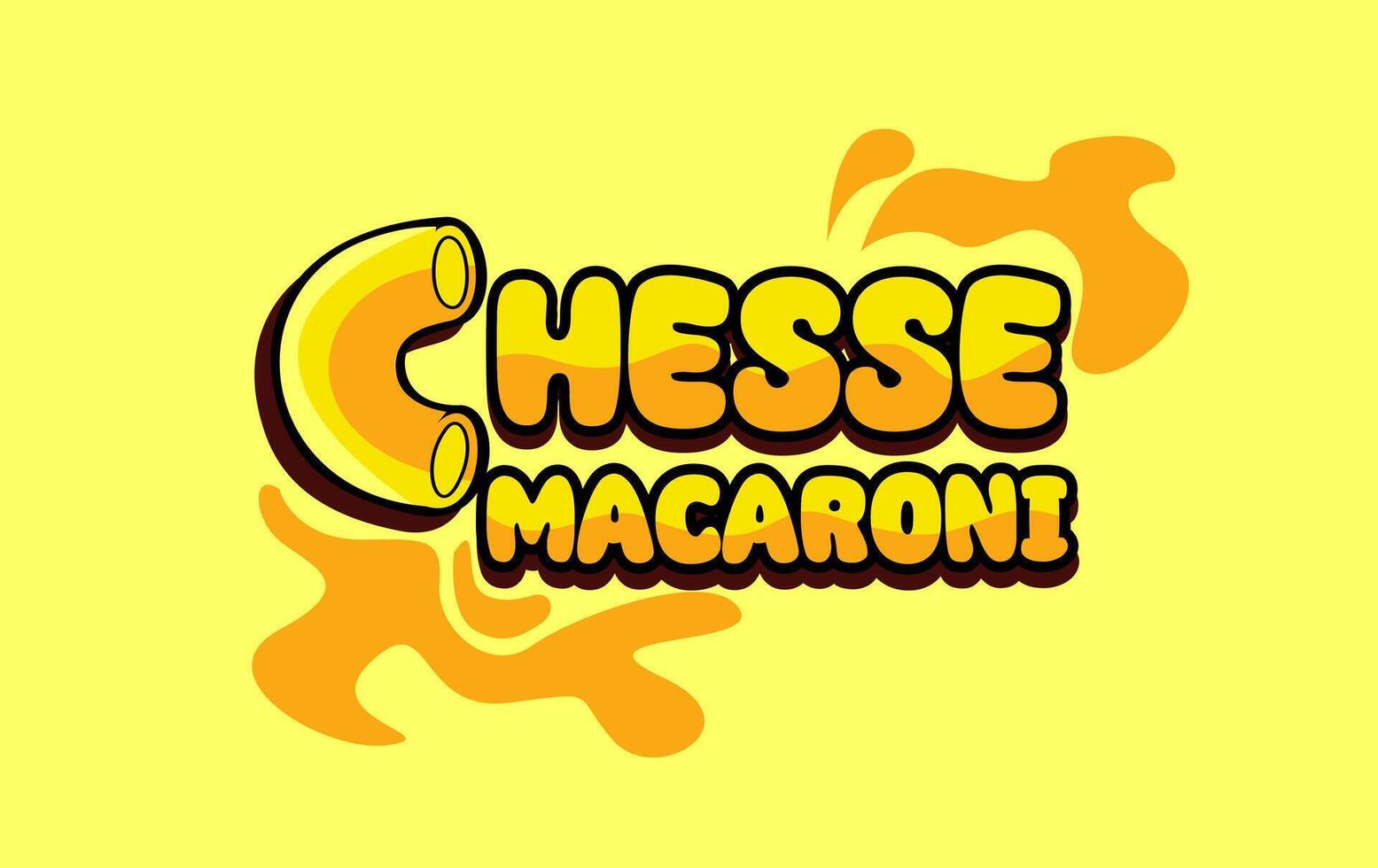 macaroni and cheese vector