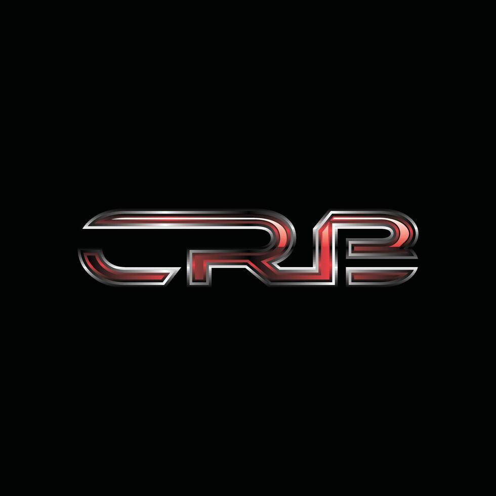Initial CRB Chromatic Modern Technology Creative Business Simple Logo vector