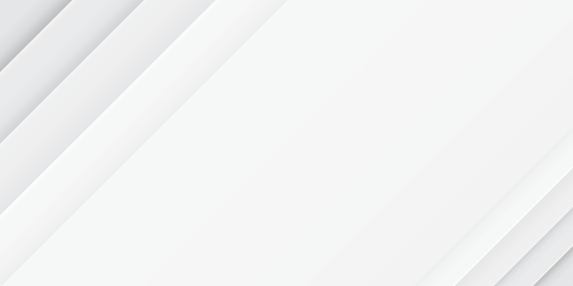 Abstract 3d white paper edge overlap graphic illustration have blank space. vector