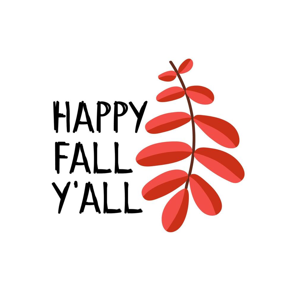autumn lettering for fall season background calligraphic holiday vector