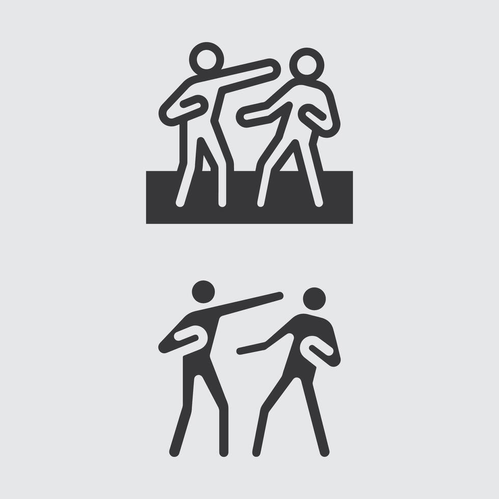 Sport logo and Sports icon design symbol people illustration vector