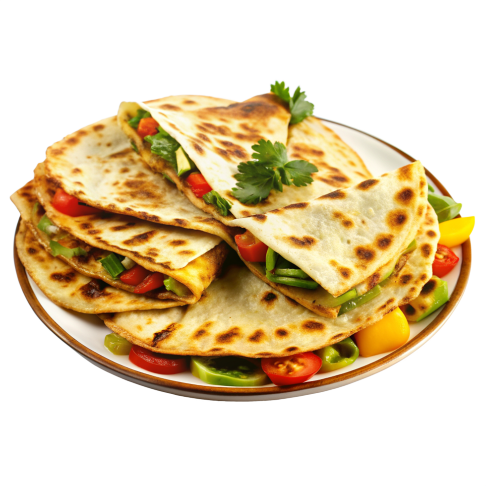 Traditional High Quality Mexican Food Isolated on Transparent Background png