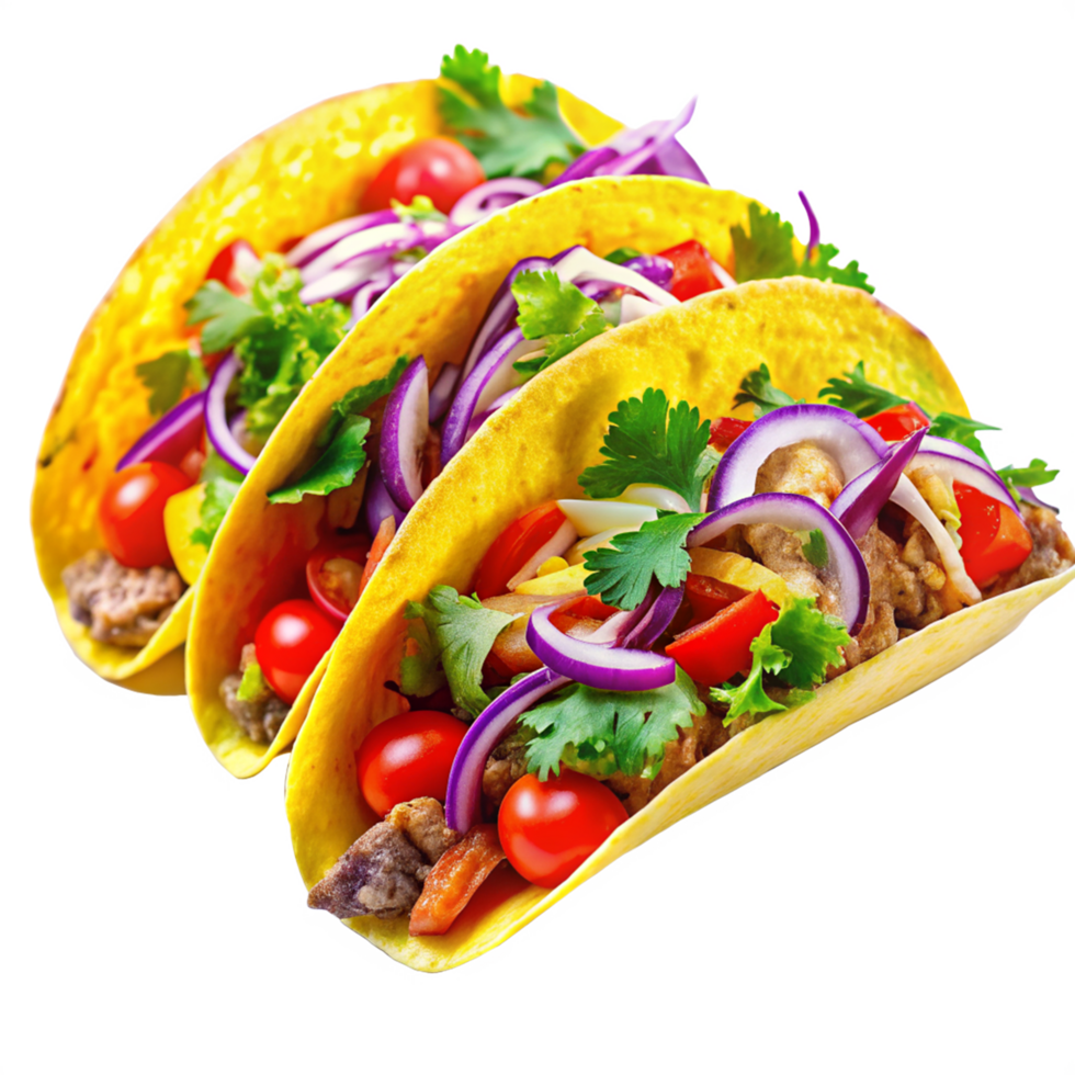 Traditional High Quality Mexican Food Isolated on Transparent Background png
