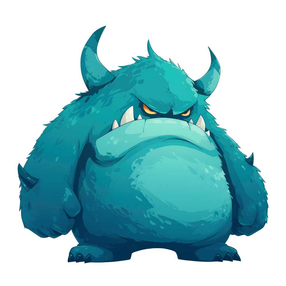 Scary cartoon monster cartoon illustration 47824749 PNG