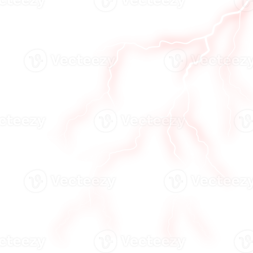 realistic lightning for weather element png