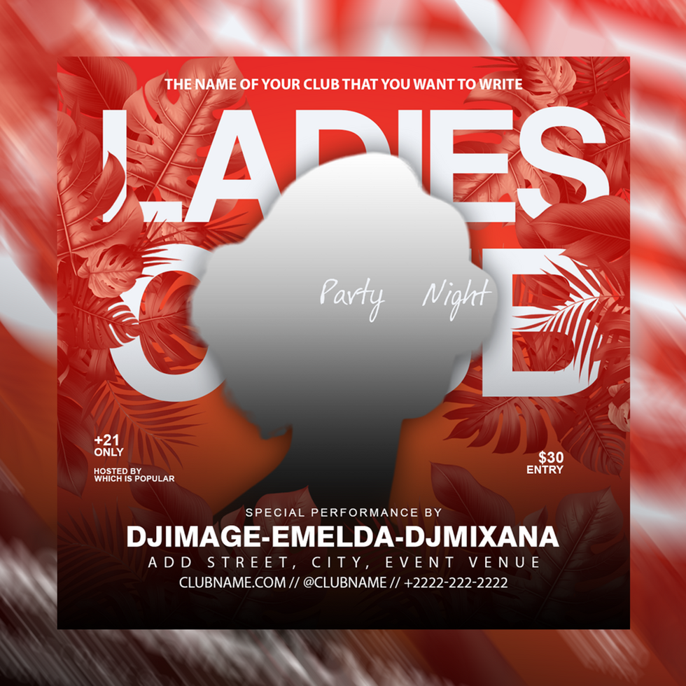 LADIES NIGHT PARTY CLUB FLYER TEMPLATE psd