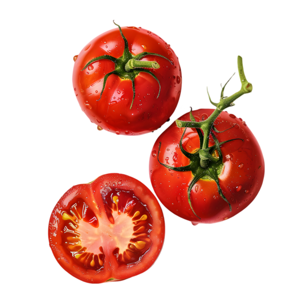 Tomatoes isolated on a transparent background png