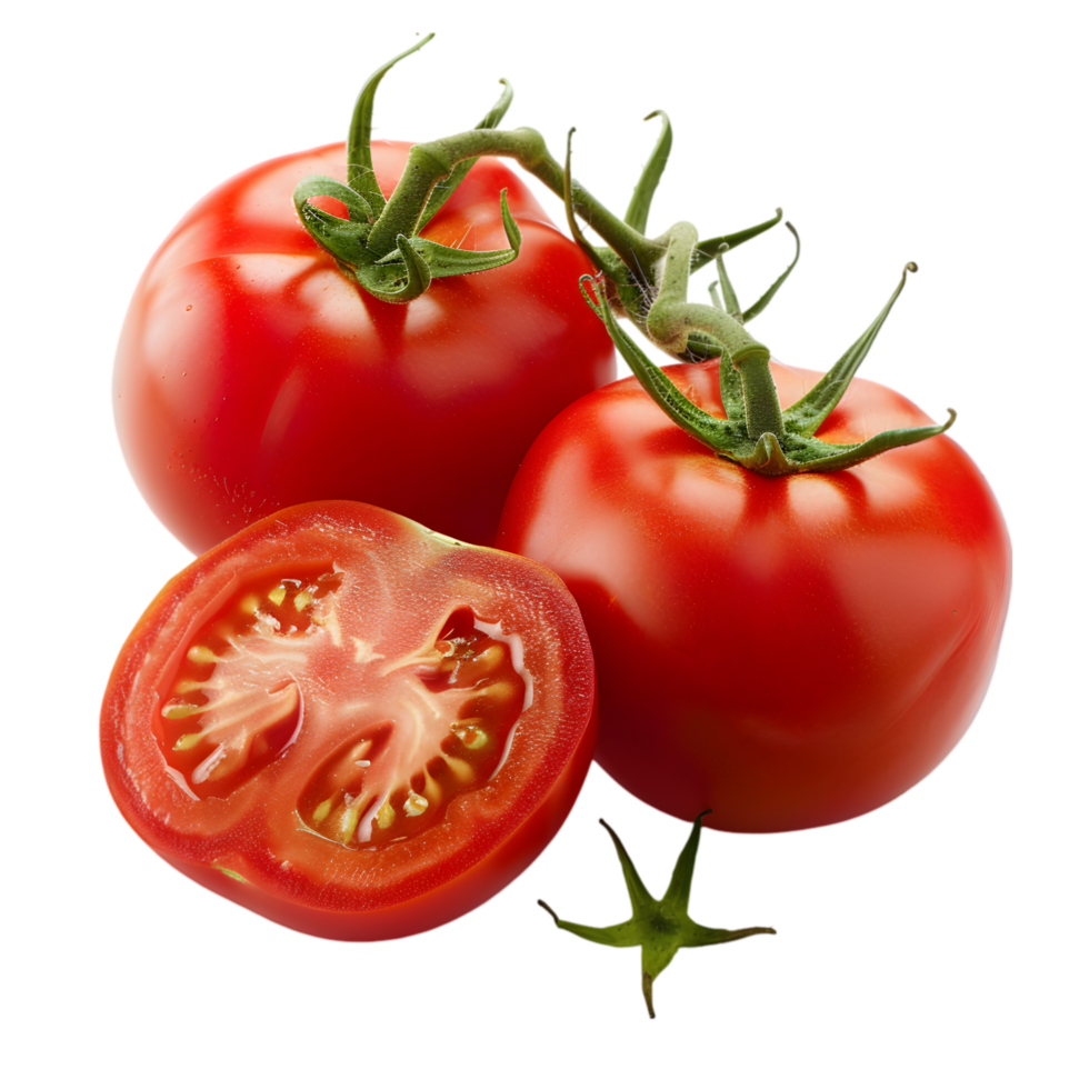 Tomatoes isolated on a transparent background png