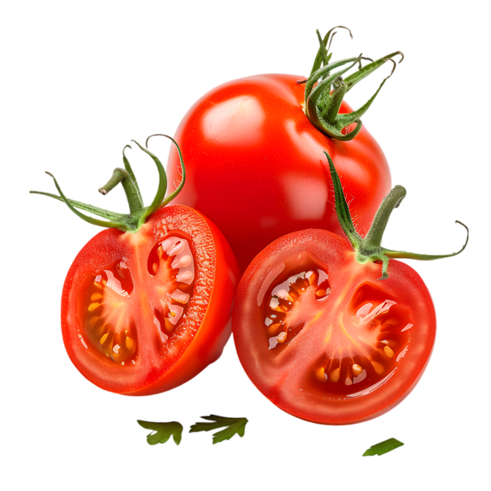 Tomatoes isolated on a transparent background png