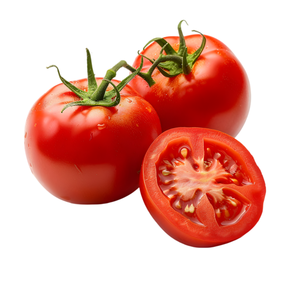 Tomatoes isolated on a transparent background png