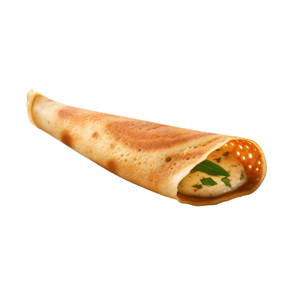 Dosa against transparent background png