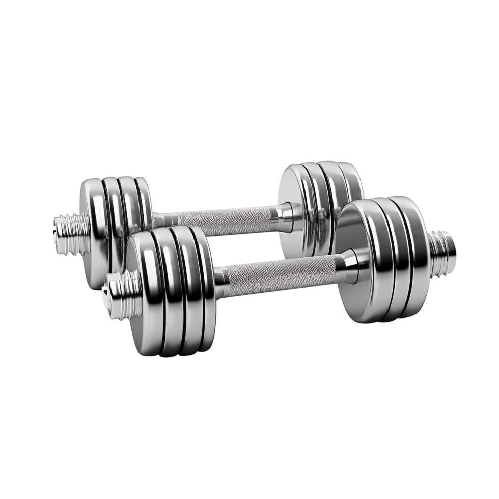 Dumbbells against transparent background png