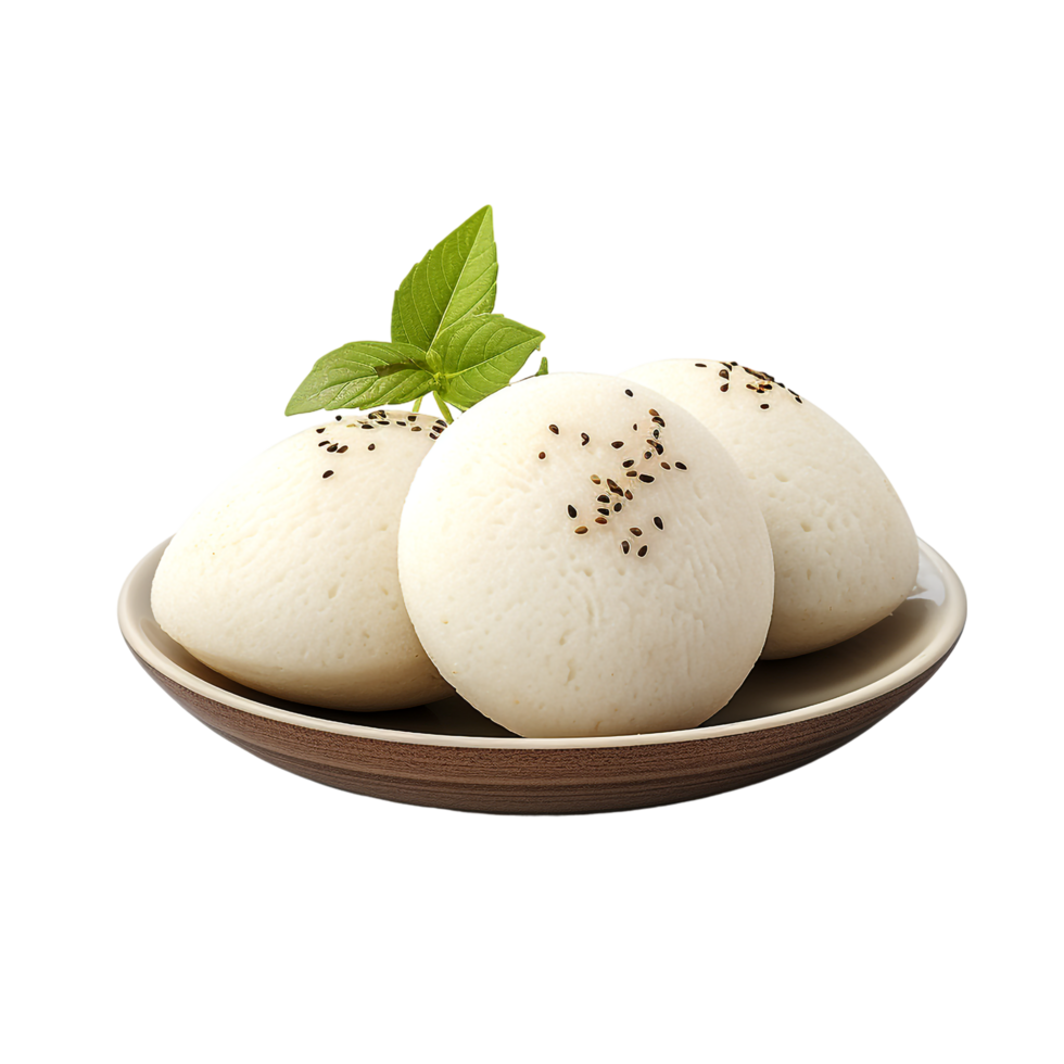 Idli against transparent background png