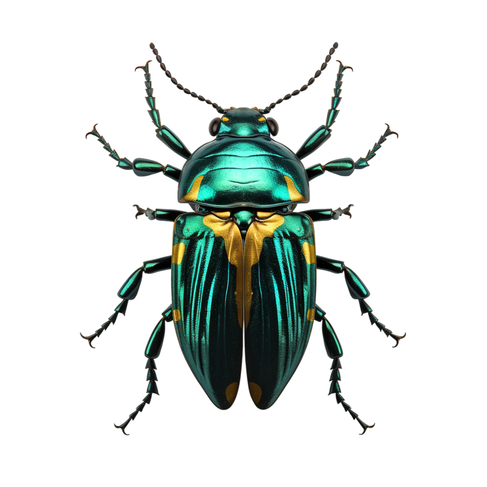 Macro insect isolated against transparent background png